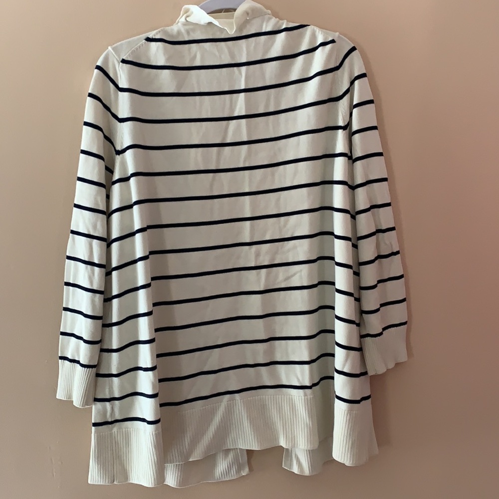 Talbots ruffled cardigan - Picture 7 of 8